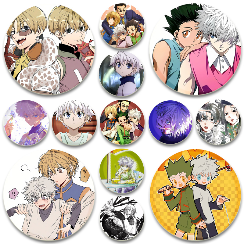 Cosplay Anime Killua Zoldyck - Hunter X Hunter Anime Brooch Round