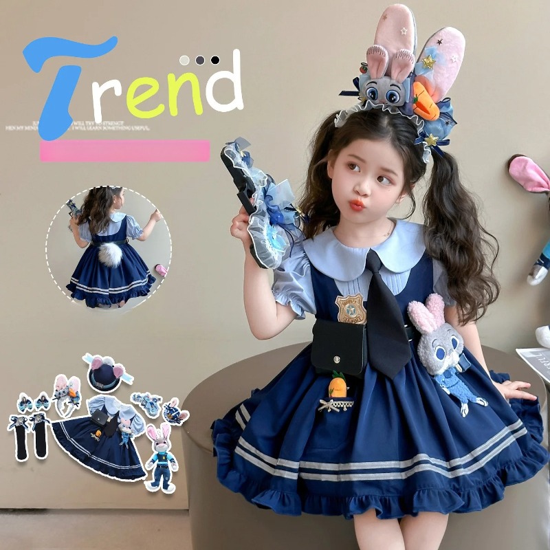 Anime Cosplay Simple - Halloween Cosplay Zootopia Rabbit Judy Officer