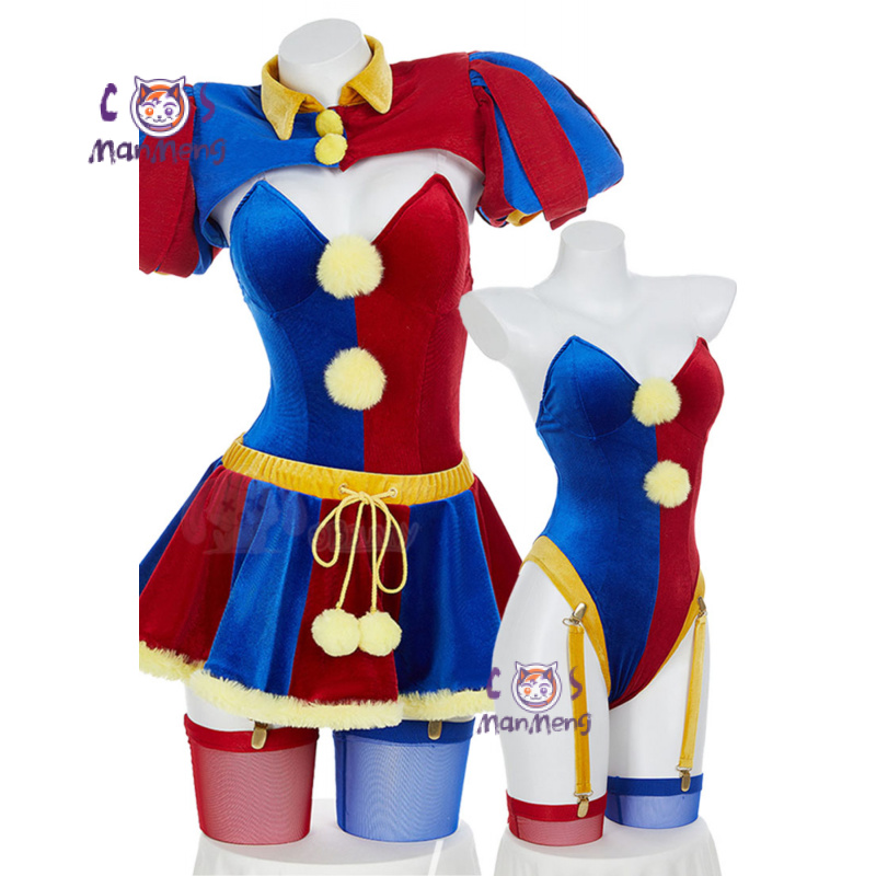 Anime Cosplay Jumpsuit - Anime Amazing joker Girl Digital Circus