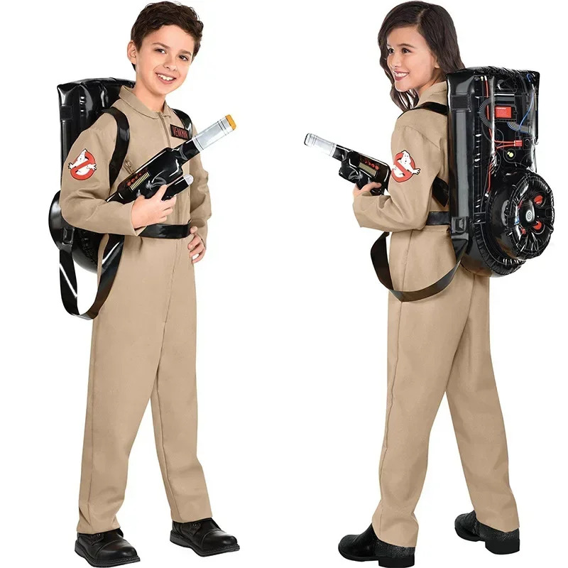 Anime Cosplay Youtube - Halloween Children Father Ghostbusters Costume Themed