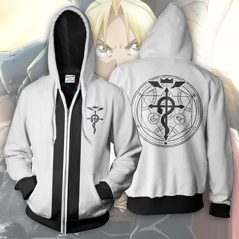 Fullmetal Alchemist Coat - Fullmetal Alchemist Edward Elric's Autumn Zipper