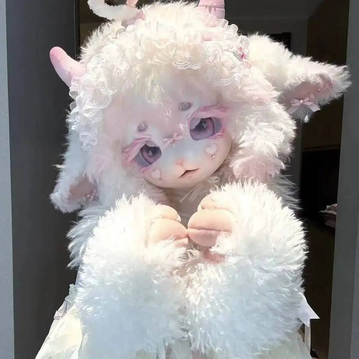 Anime Cosplay Lolita - Handmade Kig Fursuit Head Cute Sheep