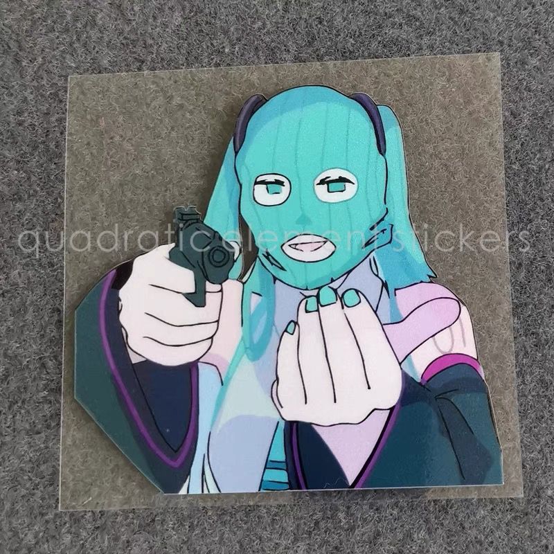 Cosplay Anime N - Miku Motorcycle Sticker Water Proof Electric