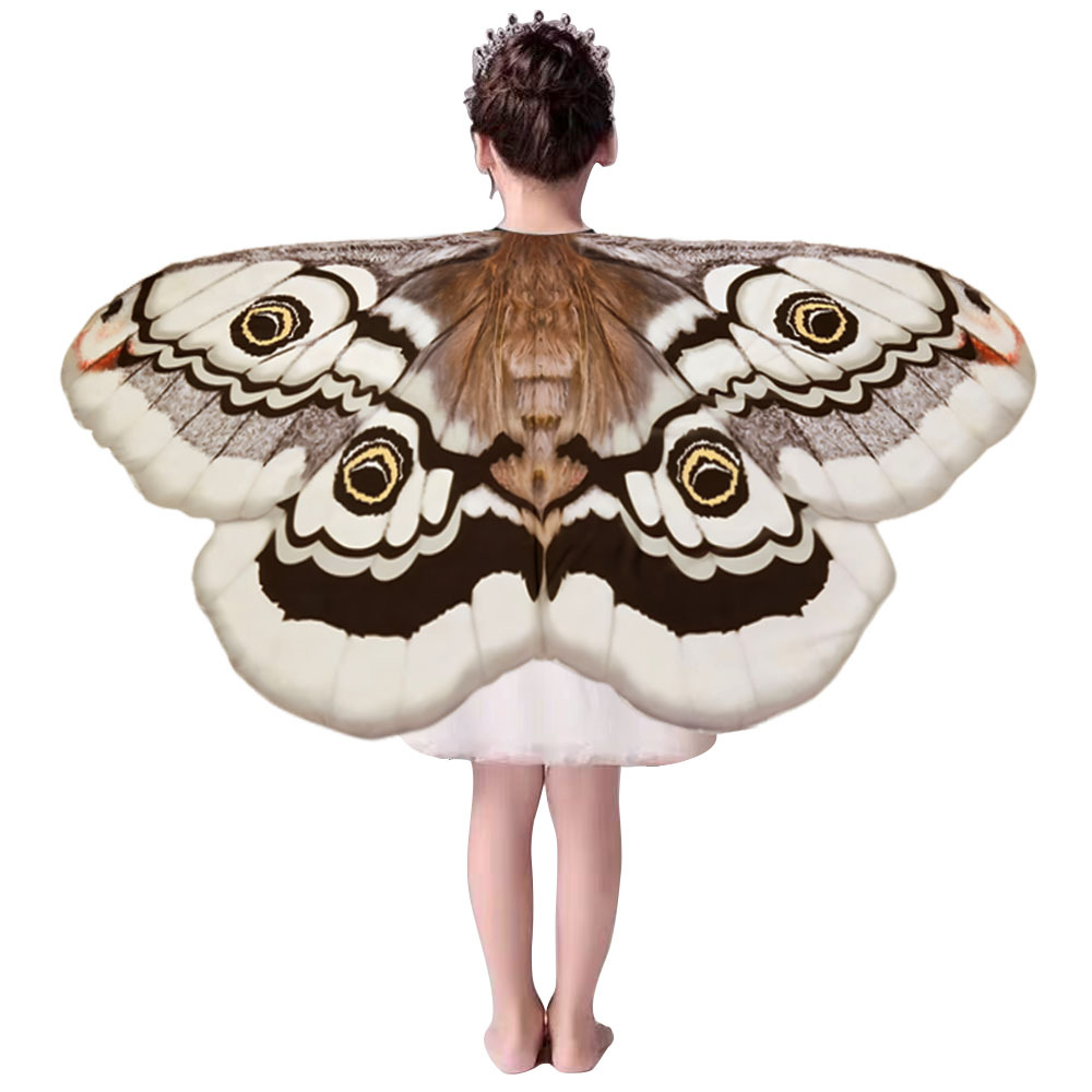 Anime Cosplay Simple - Kids Moth Wings Cape Butterfly Costume
