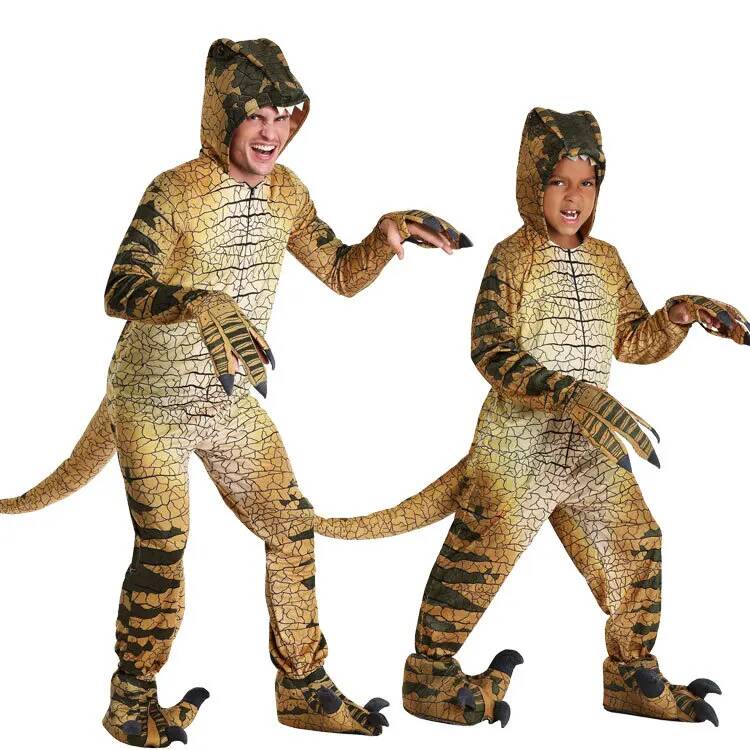 Anime Cosplay Jumpsuit - Dinosaur Tyrannosaurus Kids Costumes Adult Boys