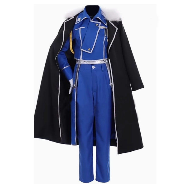 Fullmetal Alchemist Coat - New Anime Alchemist Roy Mustang Cosplay