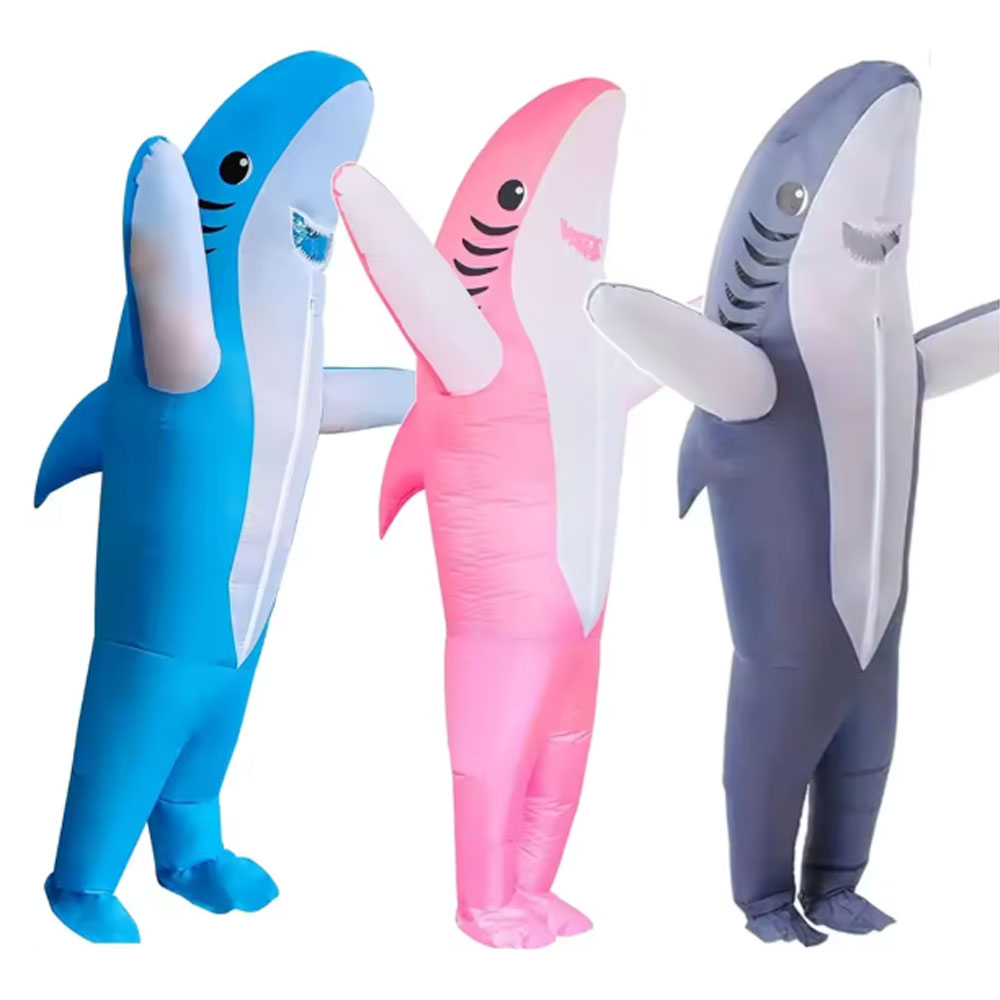 Anime Cosplay Simple - Halloween Ocean Animals Shark Inflatable Suit