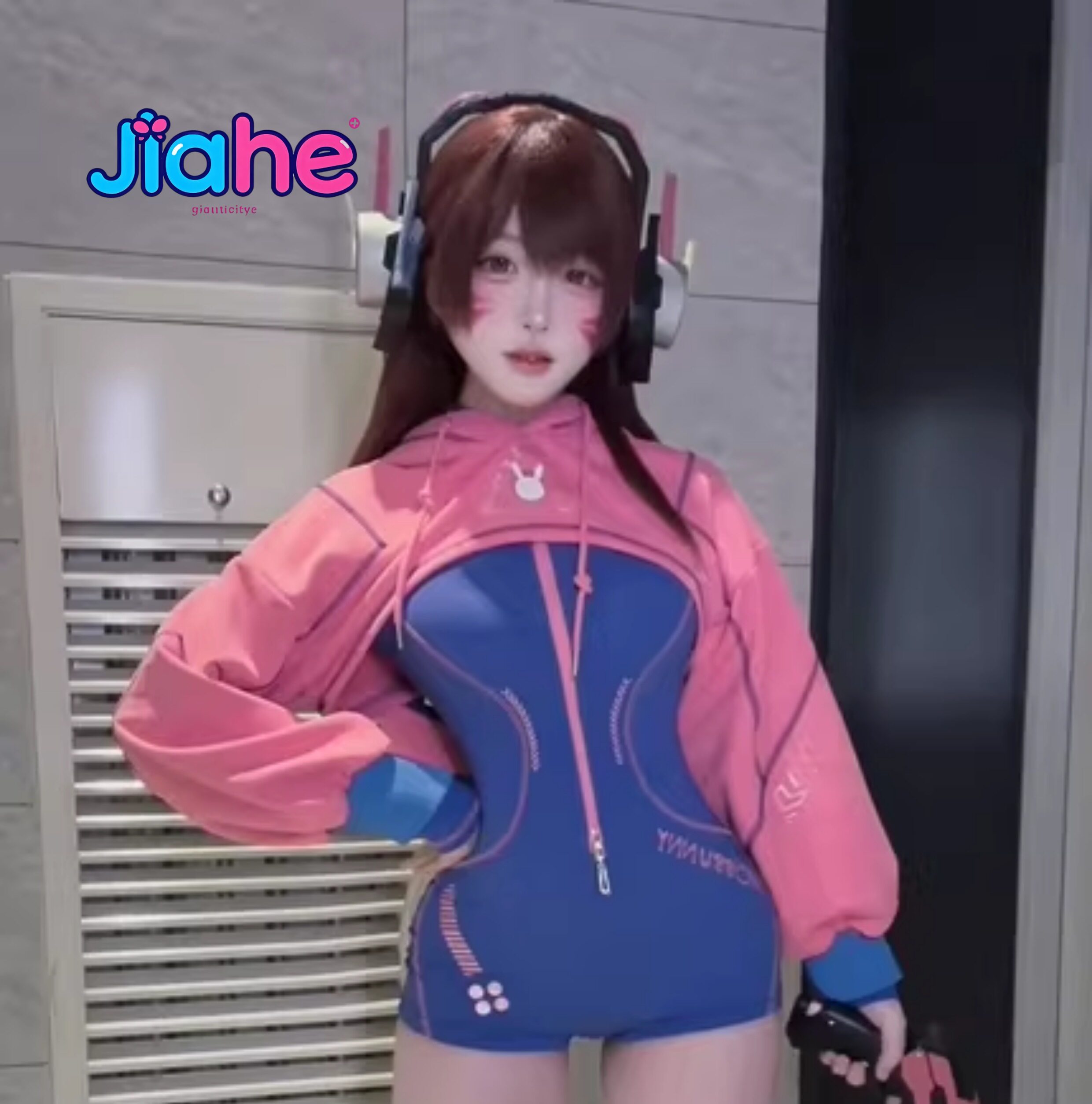 Anime Cosplay Jumpsuit - In stock D.Va Overwatch Cosplay Costume