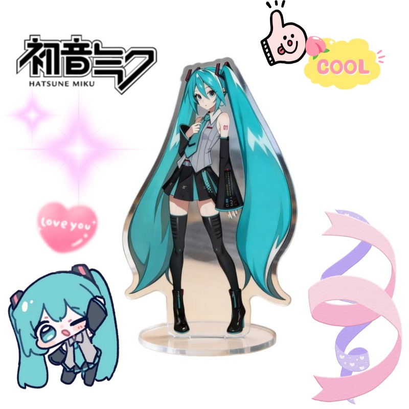 Hatsune Miku 10cm Acrylic Stan - đánh giá và giá Anime Cosplay Cute