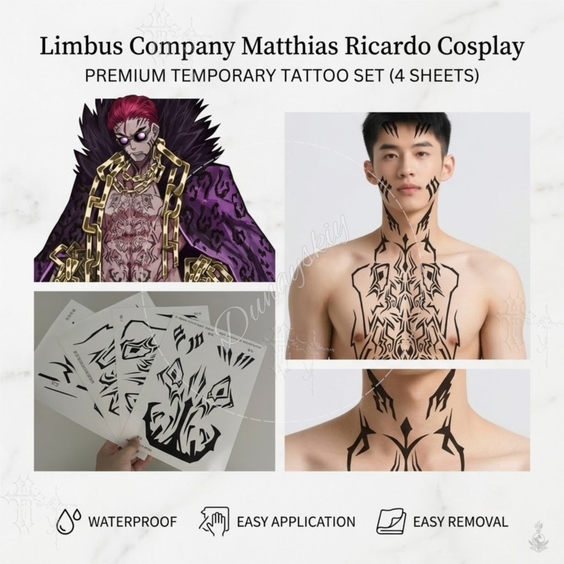 Matthias Ricardo Black tribal  - đánh giá và giá Anime Cosplay Face