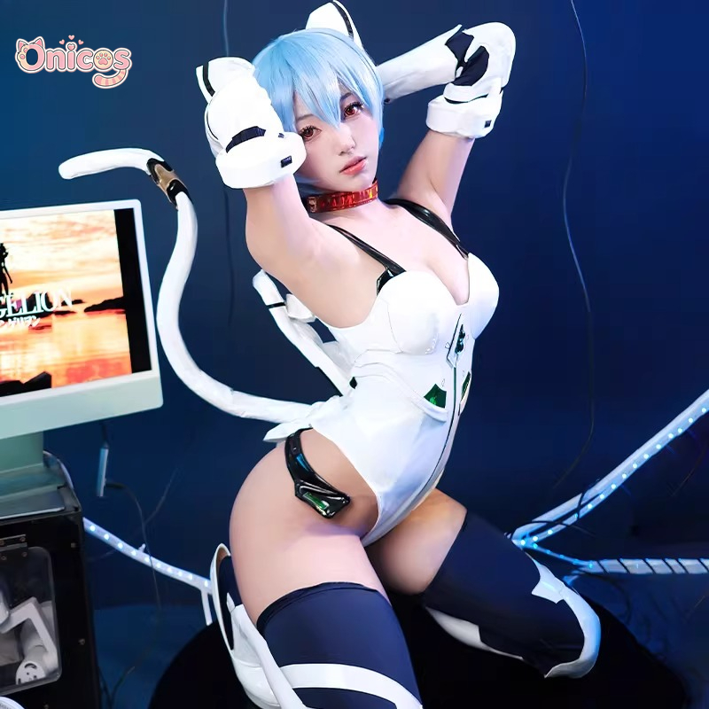 Ayanami Rei Cat Ear Anime Cosp - đánh giá và giá Anime Cosplay Jumpsuit