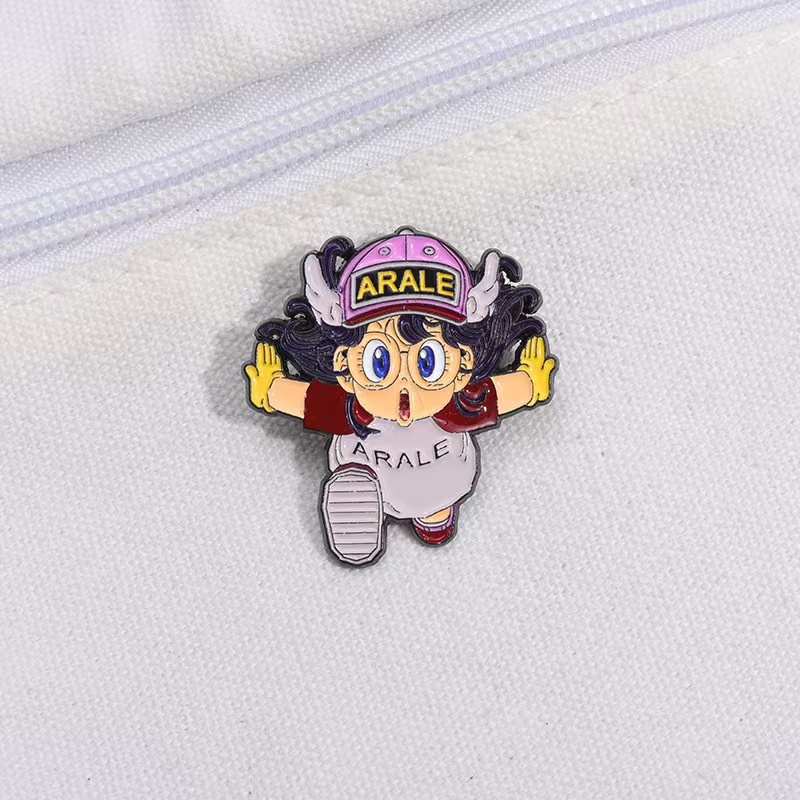 Cartoon Dr. Slump Arale Badge  - đánh giá và giá Anime Cosplay Little Girl