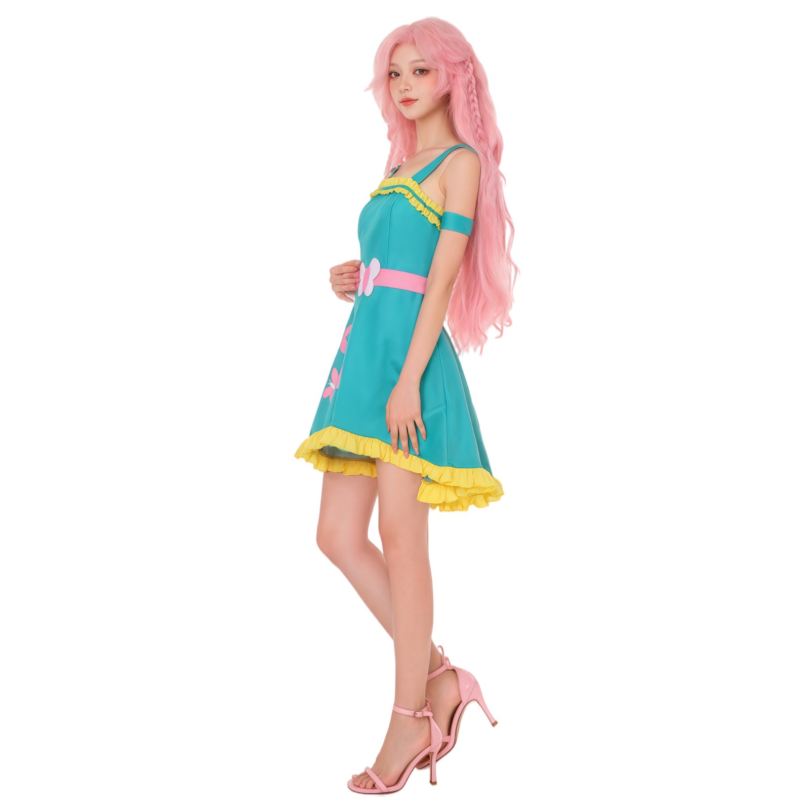 Equestria Girls My Fluttershy  - đánh giá và giá Anime Cosplay Little Girl