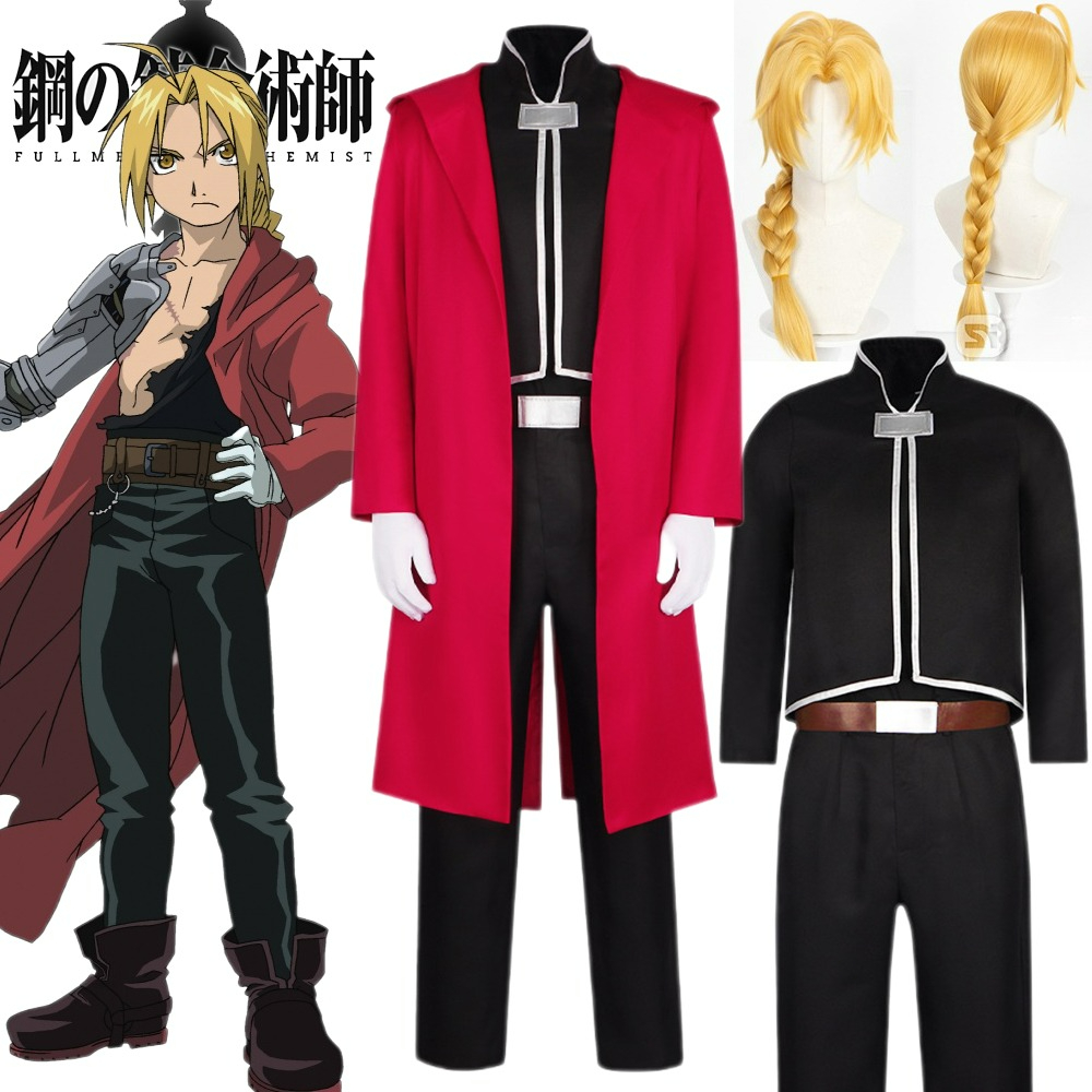 Fullmetal Edward Elric Cosplay - đánh giá và giá Fullmetal Alchemist Coat