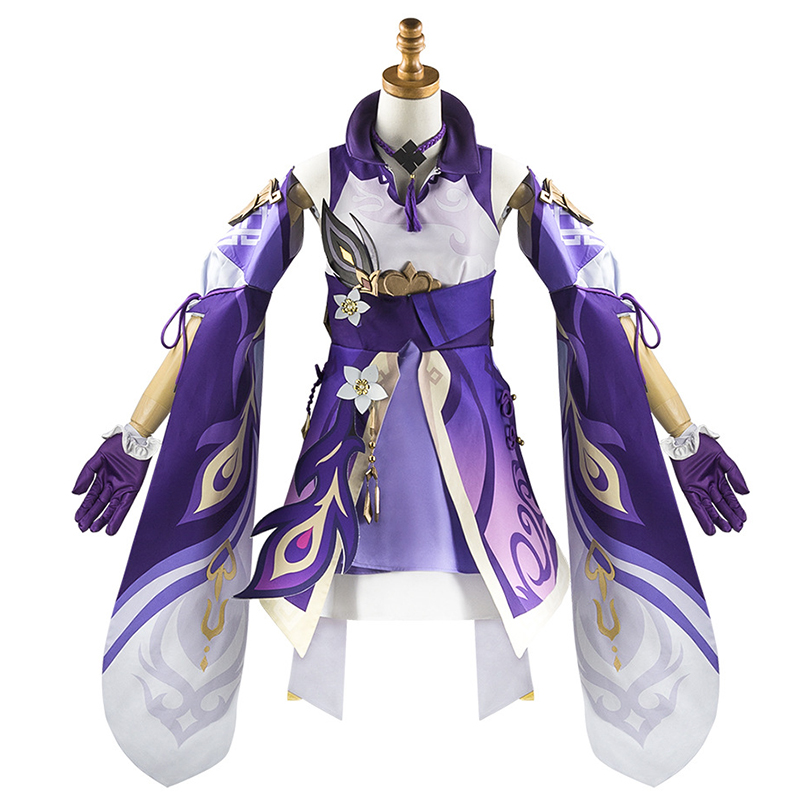 Genshin Impact Keqing Cosplay  - đánh giá và giá Anime Cosplay Outfits For Women