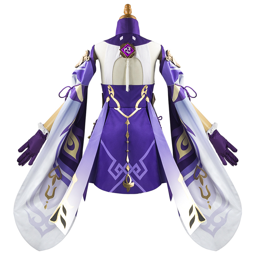 Genshin Impact Keqing Cosplay  - đánh giá và giá Anime Cosplay Outfits For Women