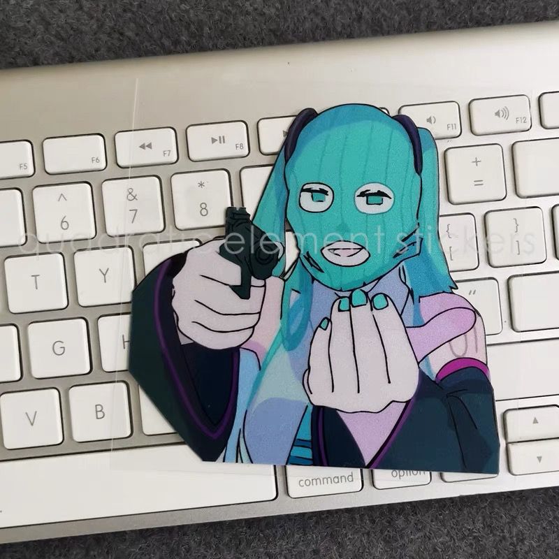 Miku Motorcycle Sticker Water  - đánh giá và giá Cosplay Anime N