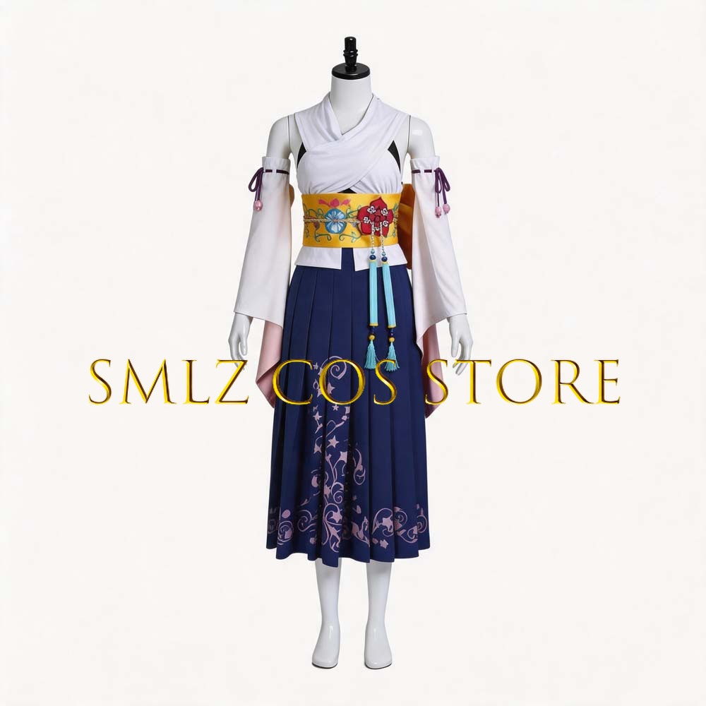 Smlz FFX Yuna Cosplay Anime FF - đánh giá và giá Anime Cosplay Outfits For Women
