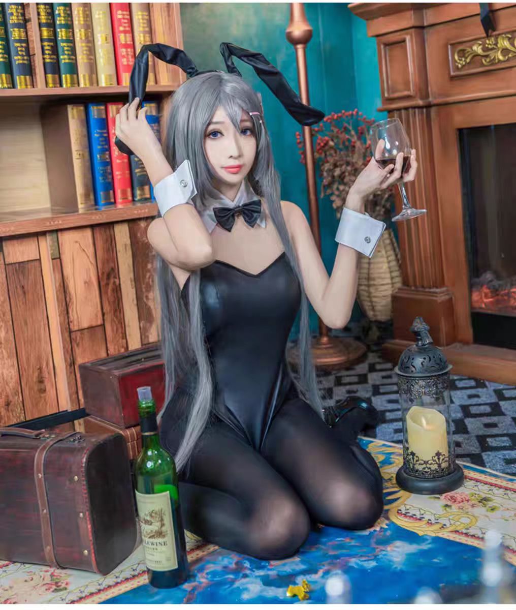 Sexy Bunny Girl Sakurajima Mai - đánh giá và giá Anime Cosplay Jumpsuit