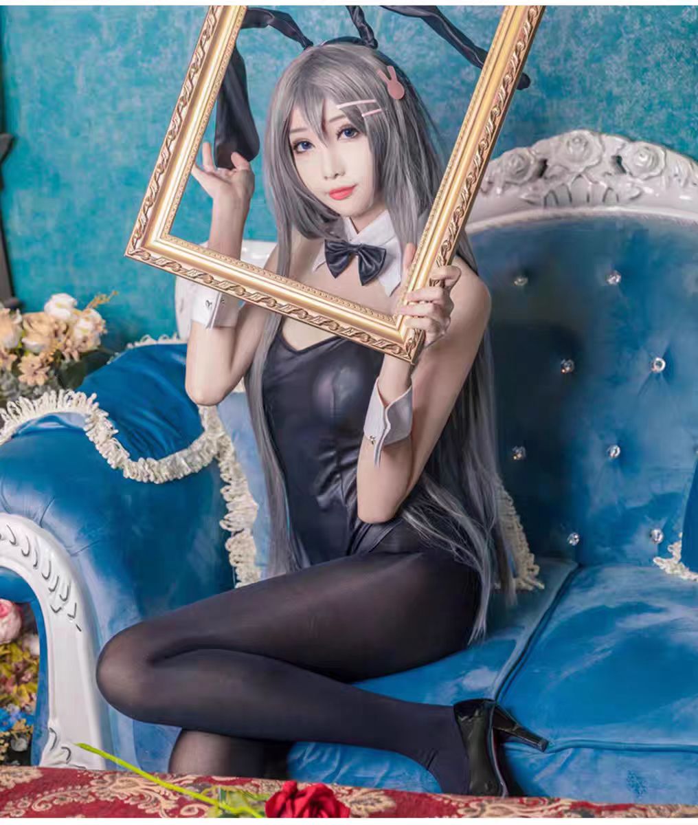 Sexy Bunny Girl Sakurajima Mai - đánh giá và giá Anime Cosplay Jumpsuit