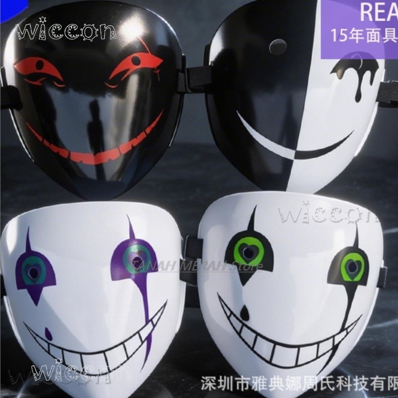 Halloween Pierrot The Freak Ci - đánh giá và giá Anime Cosplay Face