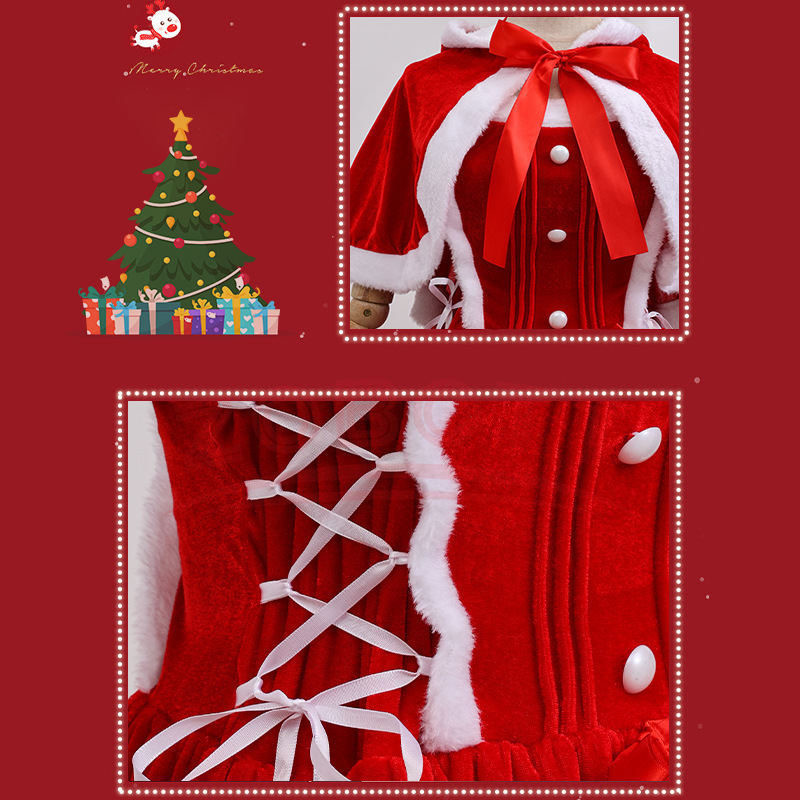 2025 Christmas Skirt COSPLAY D - đánh giá và giá Anime Cosplay Little Girl