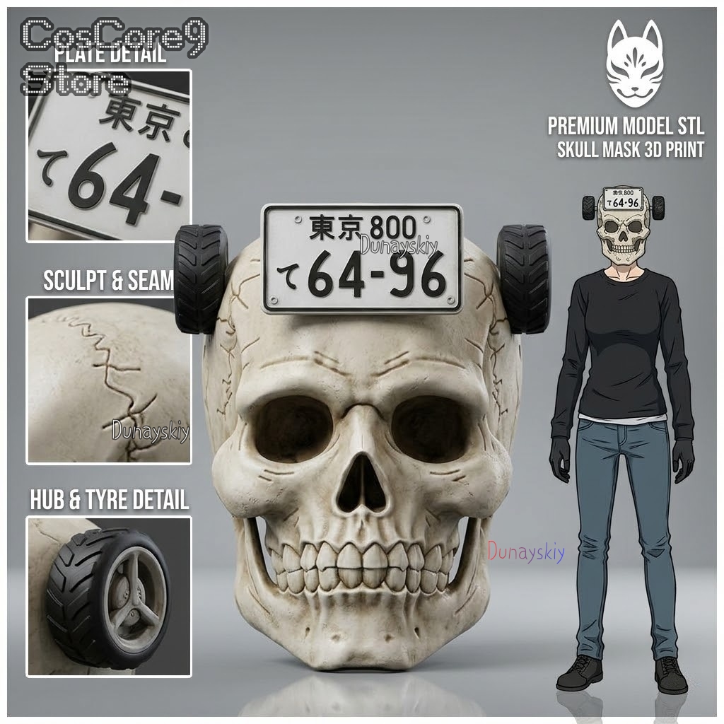 Dorohedoro Ebisu Skull Mask Co - đánh giá và giá Anime Cosplay Face