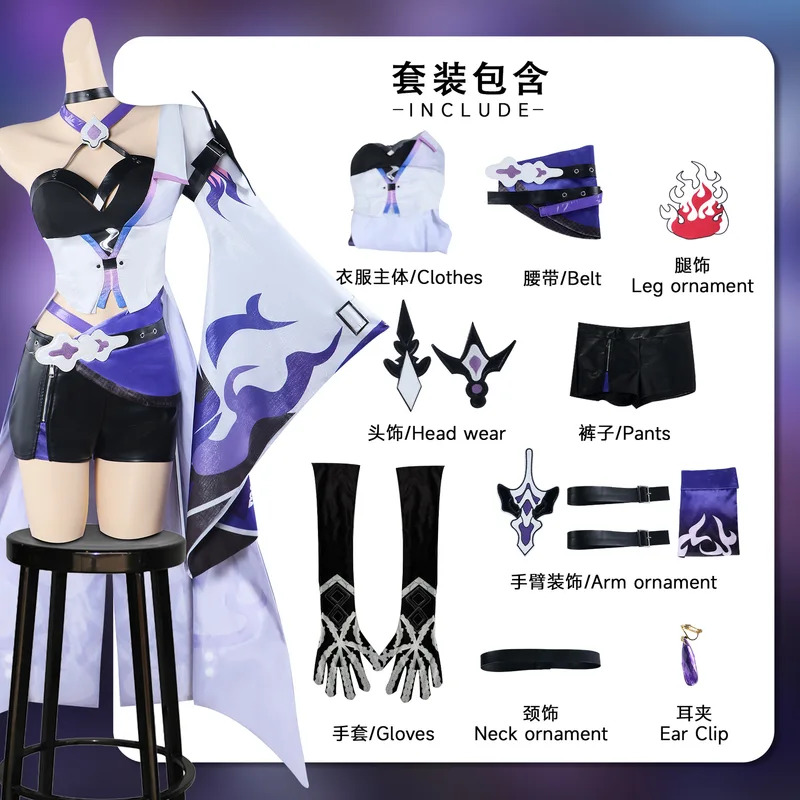 In Stock Acheron Cosplay Costu - đánh giá và giá Anime Cosplay Youtube