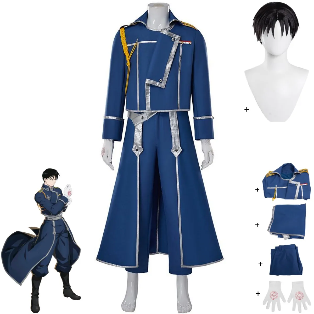 Blue Fight Military Uniform Co - đánh giá và giá Fullmetal Alchemist Coat