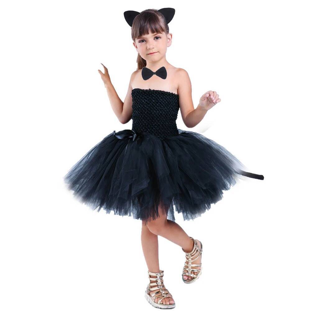 Cute Black Cat Tutu Dress Baby - đánh giá và giá Anime Cosplay Simple