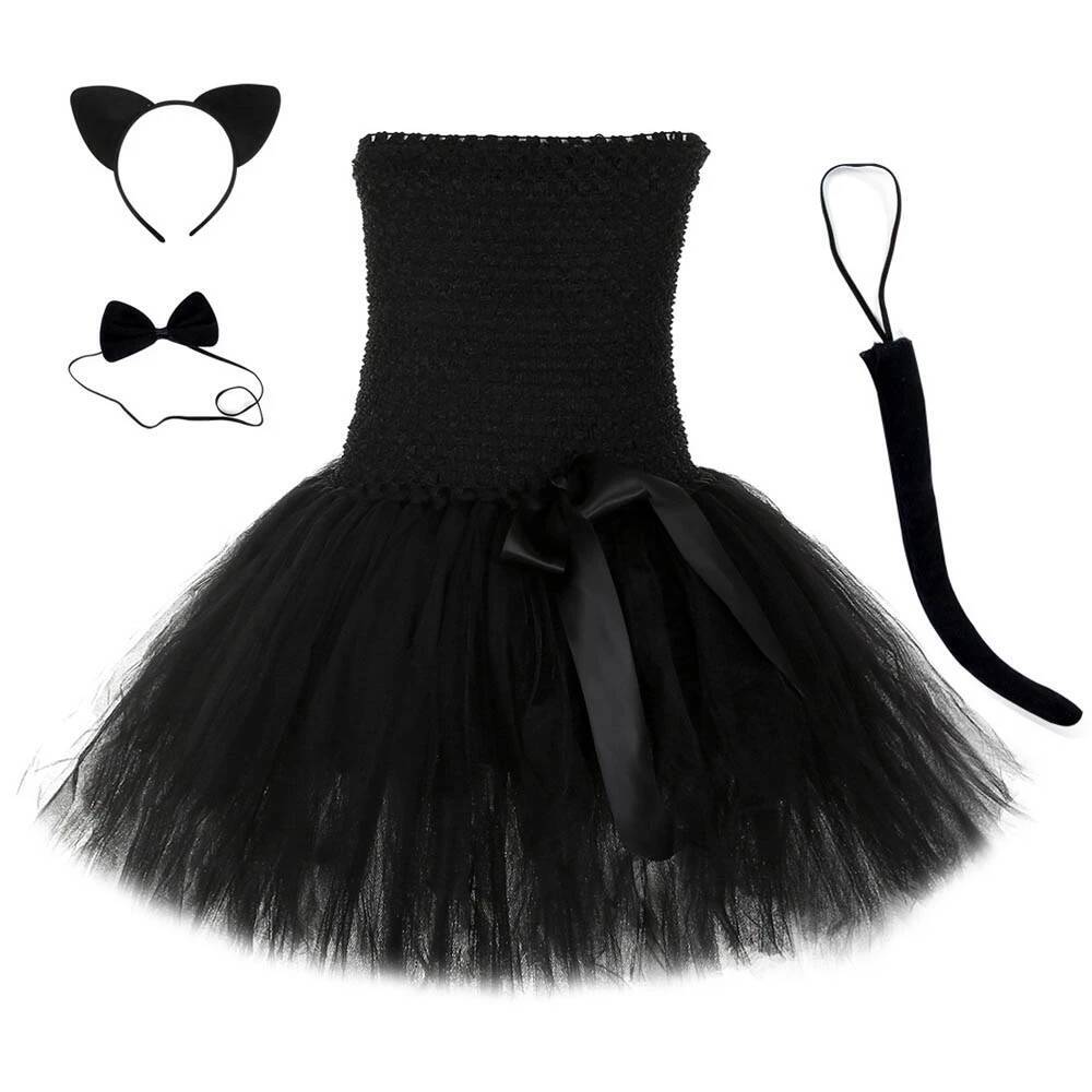 Cute Black Cat Tutu Dress Baby - đánh giá và giá Anime Cosplay Simple