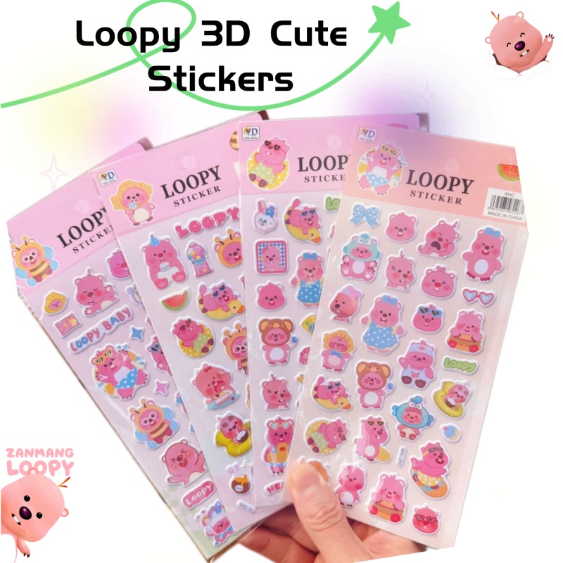 New Pororo Anime Cute Loopy 3D - đánh giá và giá Anime Cosplay Cute