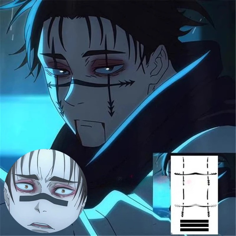 Choso Tattoo Sticker Anime Juj - đánh giá và giá Anime Cosplay Jujutsu